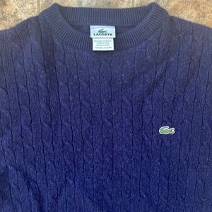 Lacoste Cable Sweater sz 4